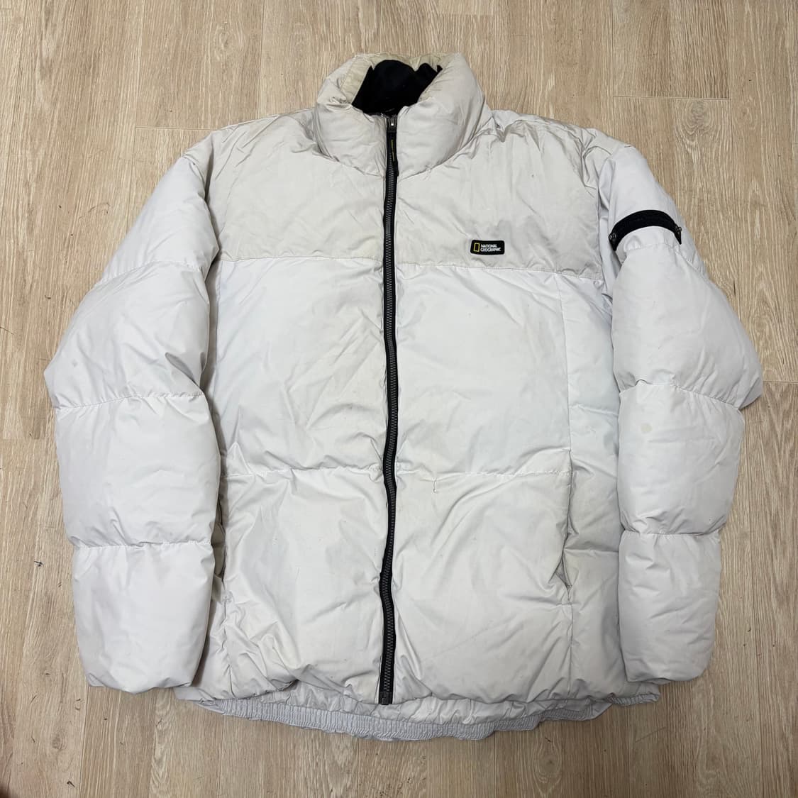 내셔널지오그래픽 남성 덕다운 푸퍼 숏패딩 XL/105  상품이미지1