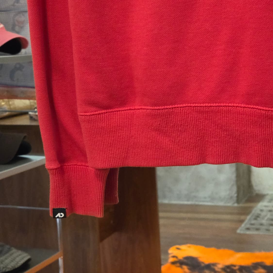 나이키 빅 프린팅 슬림핏 레드 후드집업 상품이미지4