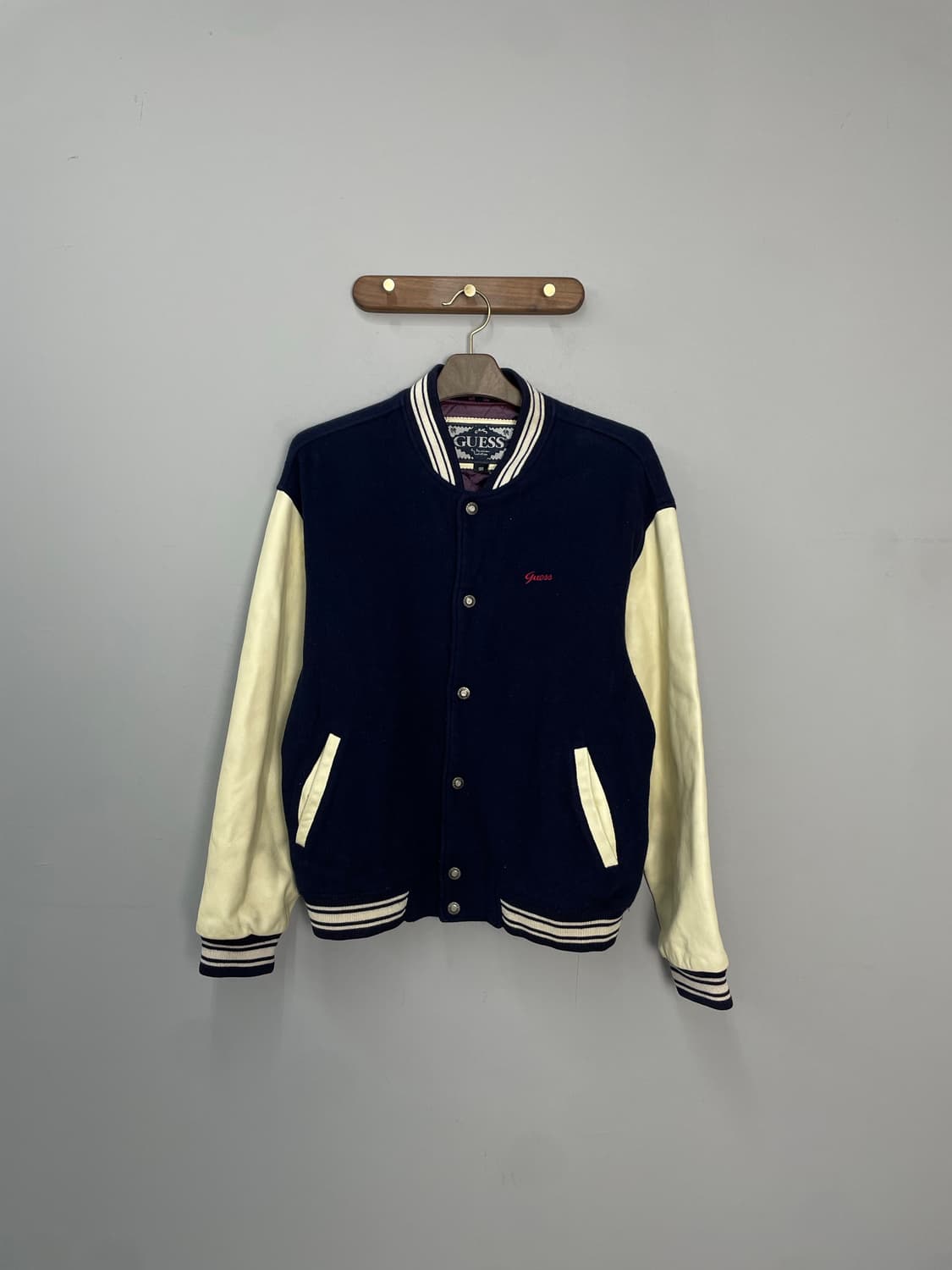 게스 90s 빈티지 암레더 바시티 자켓 H2195 상품이미지3