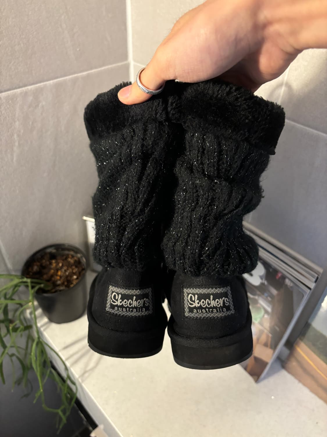 스케쳐스 글리터 니트 어그부츠 상품이미지3