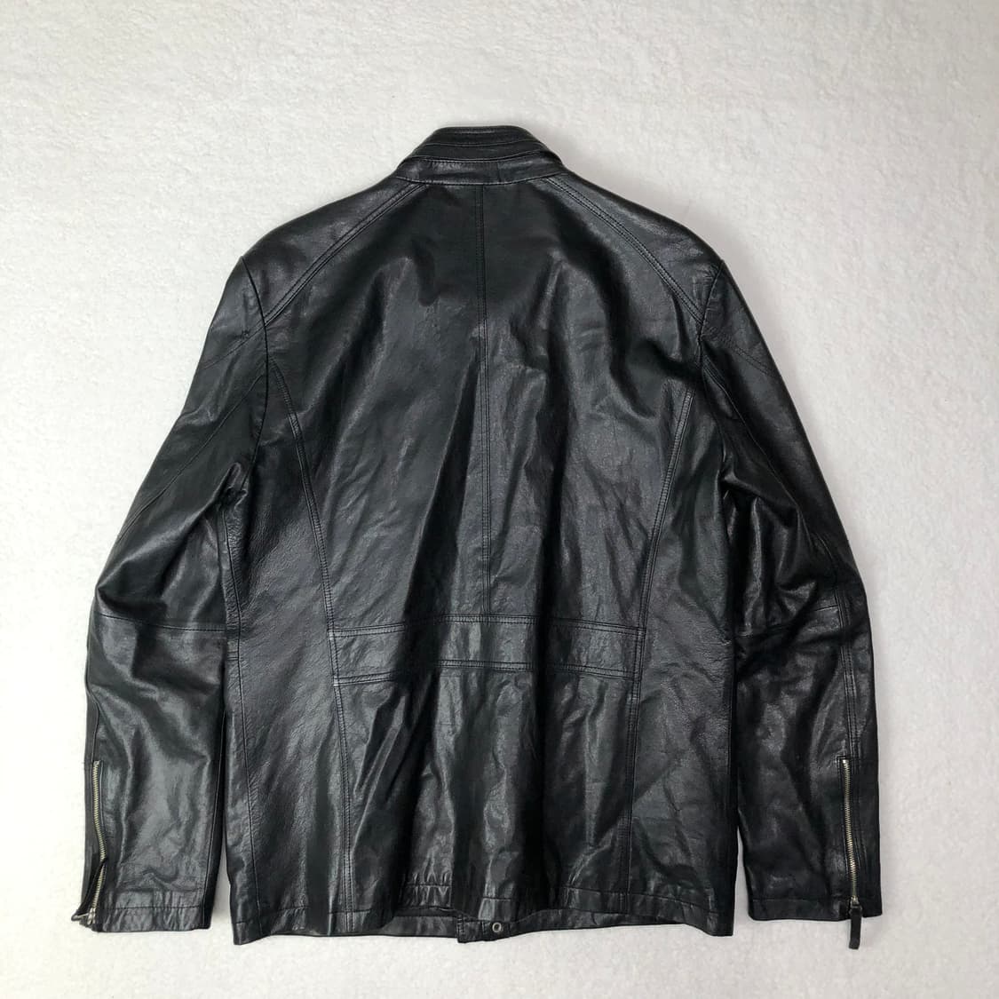 로보x바시티 이태리 램스킨 레더자켓 상품이미지2