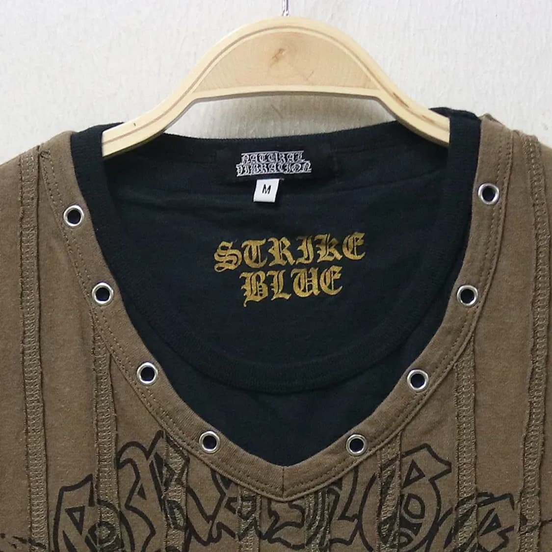 NATURAL VIBRATION 레이어드 긴팔 티셔츠 66785 상품이미지5