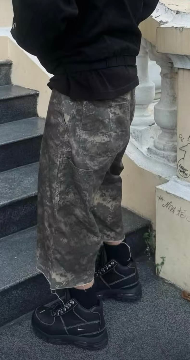 (XL, 32-34) 알렉산더 디제노바 트래쉬드 카모 언더그라운드 쇼츠 상품이미지6