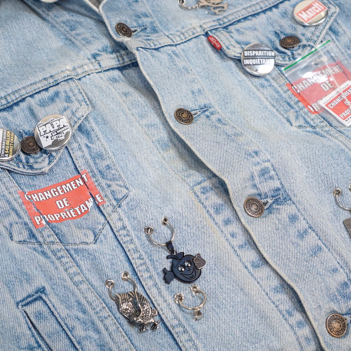 쿠쿠베베 X 리바이스 리메이드 데님자켓 상품이미지4