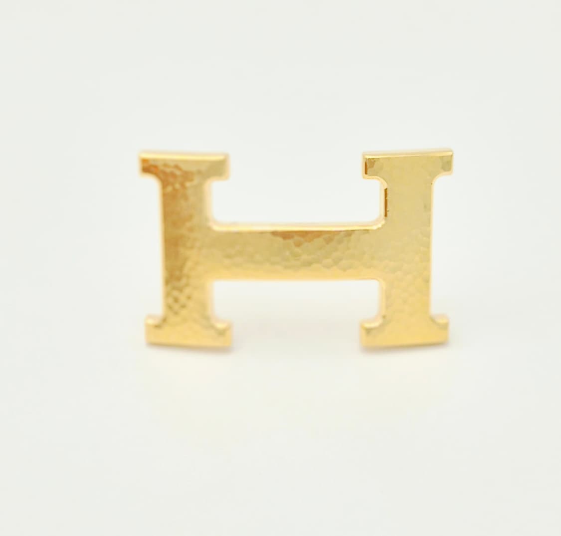 에르메스 해머드 금장 H 버클 벨트 상품이미지8