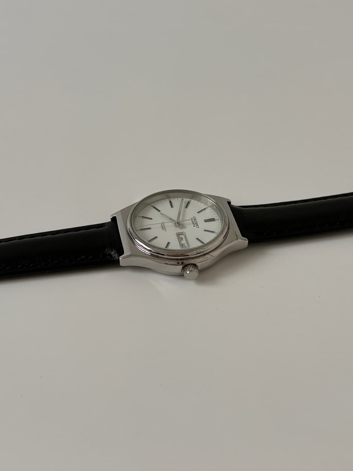 1990s Swimmer White Dial Silver Quartz 상품이미지5