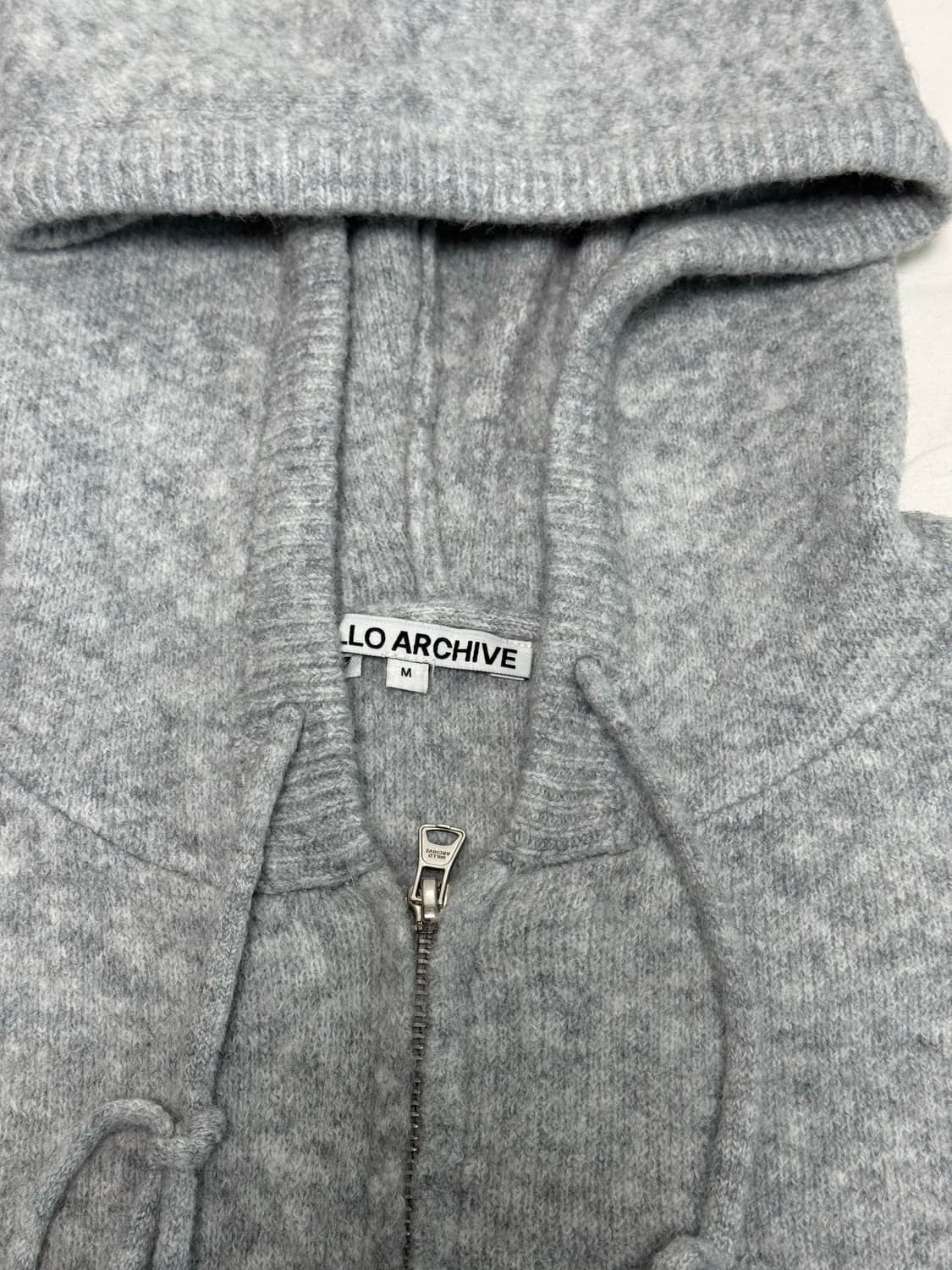 밀로 아카이브 / 로앙 니트 후드 집업 / M 상품이미지3