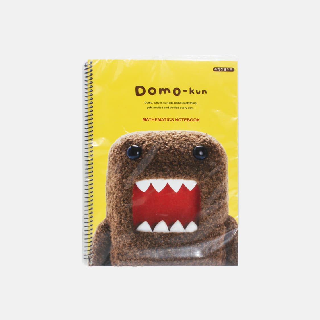 도모군 고전 문구 스프링 노트 노랑 상품이미지1