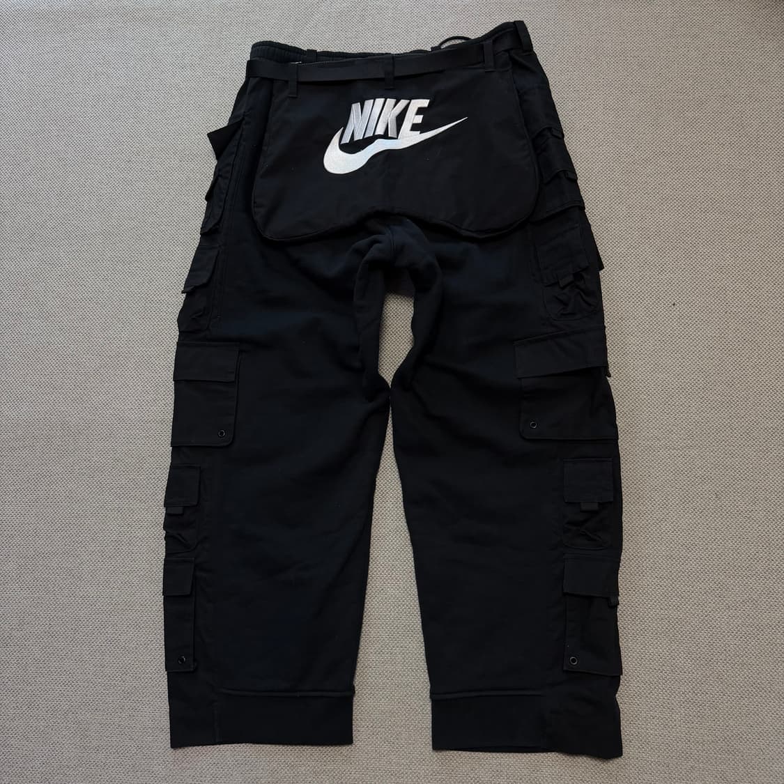 나이키 x 피스마이너스원 와이드 팬츠 블랙 상품이미지7