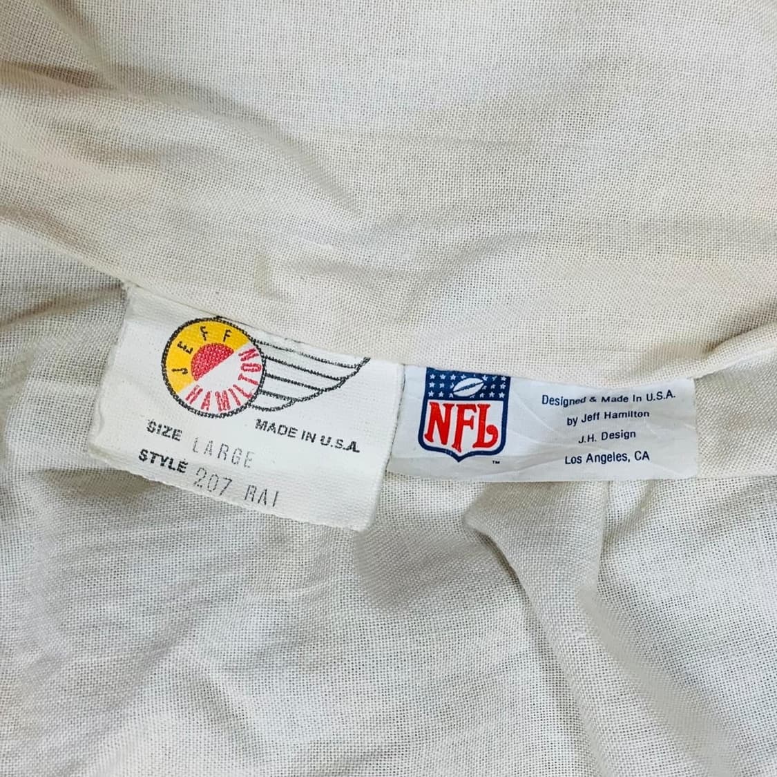 90s jeff hamilton nfl 레이더스 바시티 상품이미지6