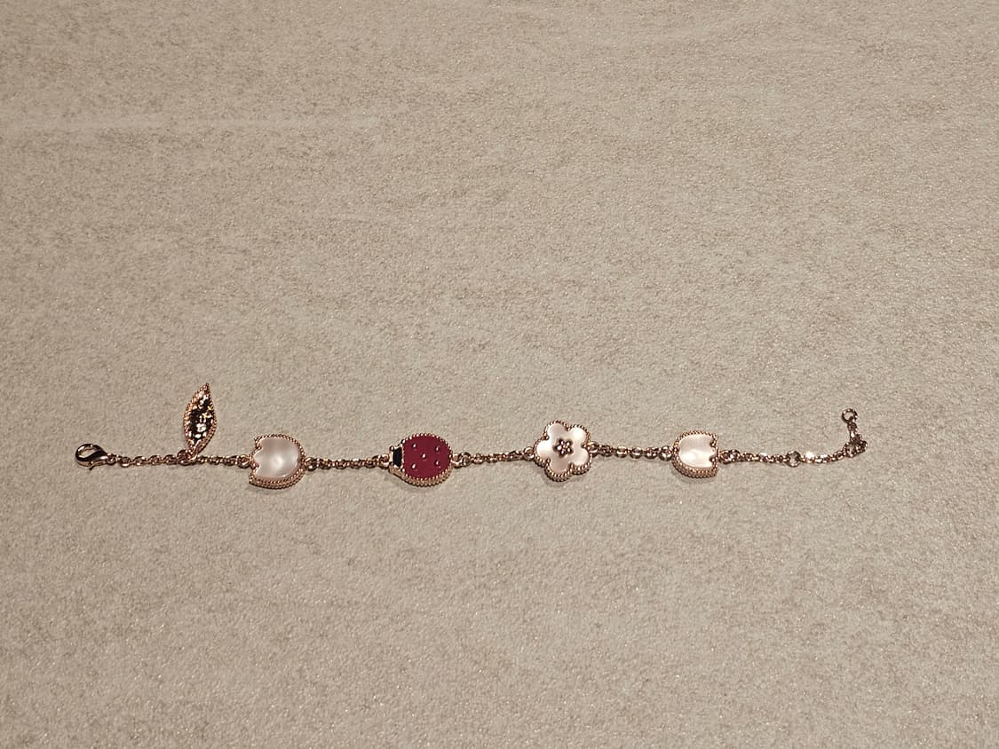 자개 플라워 포인트 팔찌 (새상품)  상품이미지2