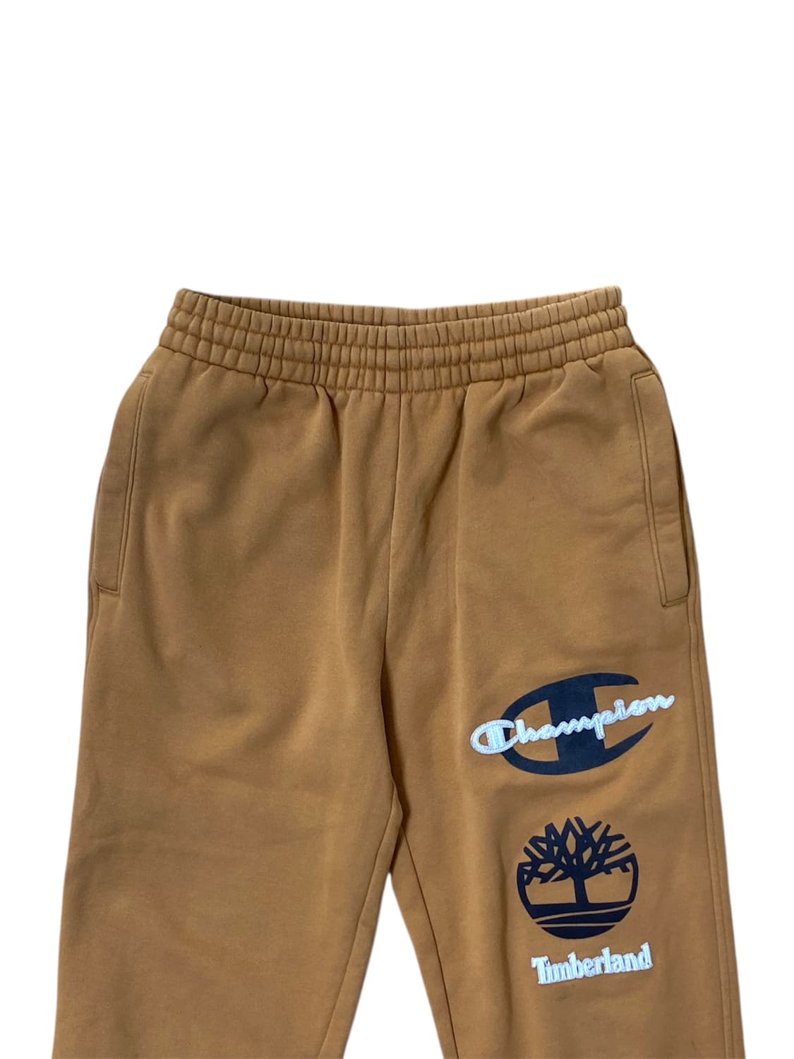 챔피온 X 팀버랜드 기모 스웻팬츠 된장컬러 S-M 상품이미지5