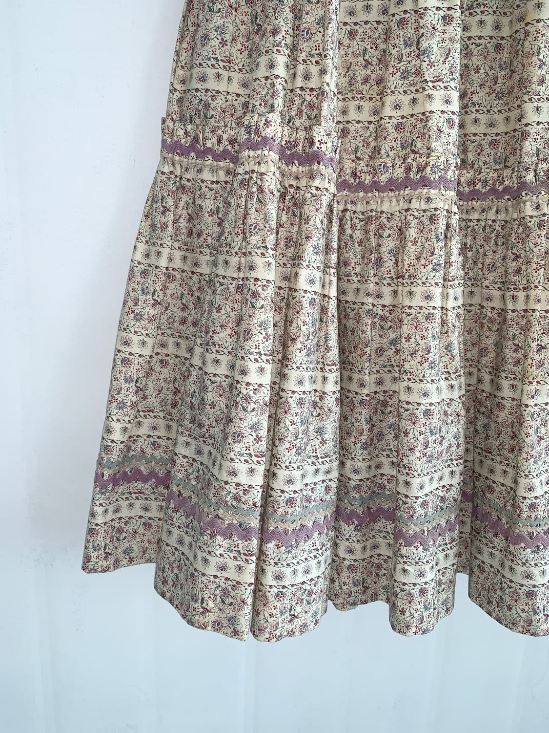 Floral Tiered Midi Skirt 상품이미지7