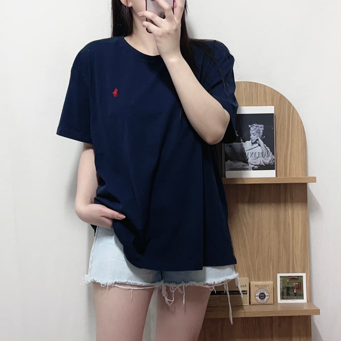 [정품] 폴로 딥네이비 / 레드포니 반팔티 [ XL ] 상품이미지1