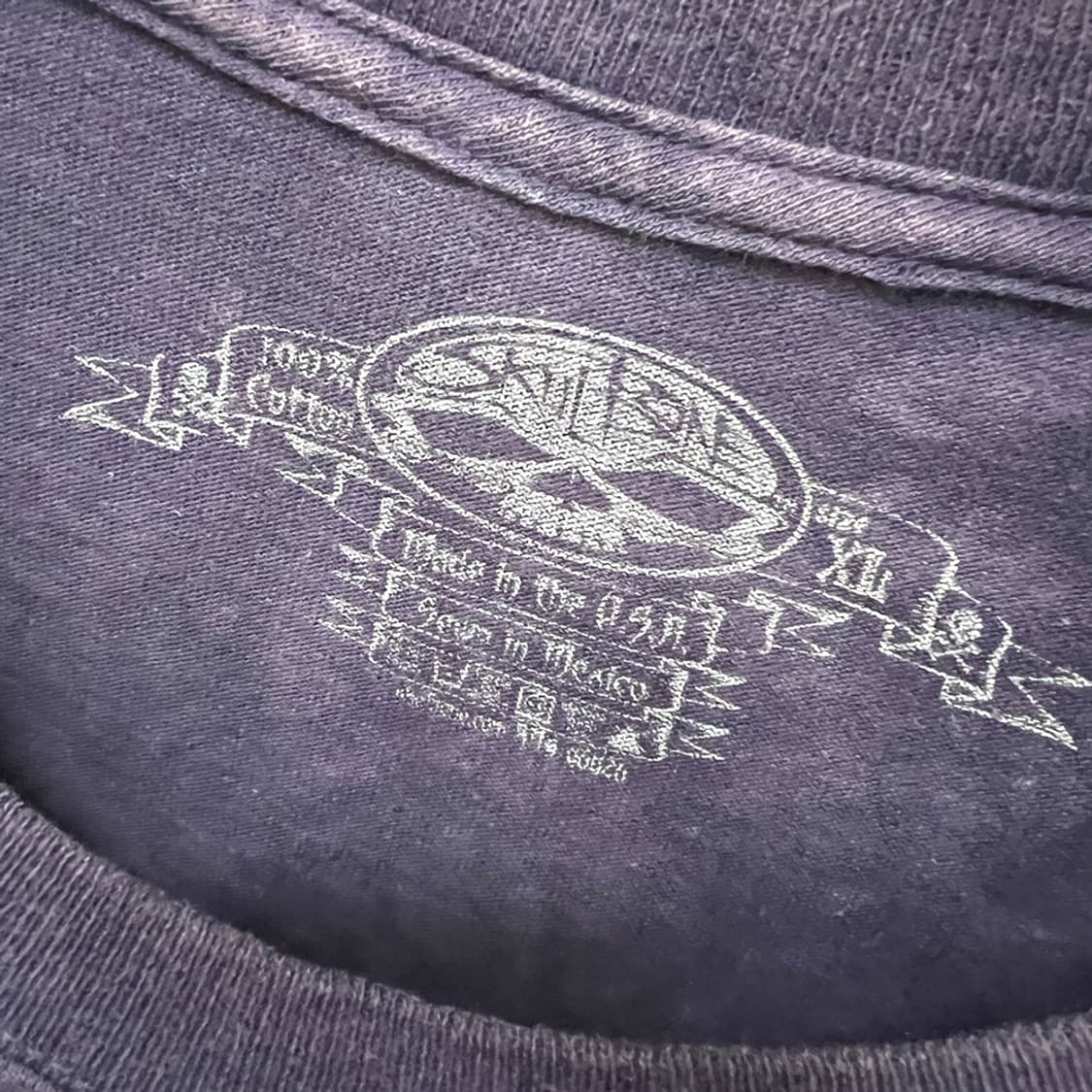 Made in USA 스컬 본 빈티지 반팔티 XL 상품이미지4