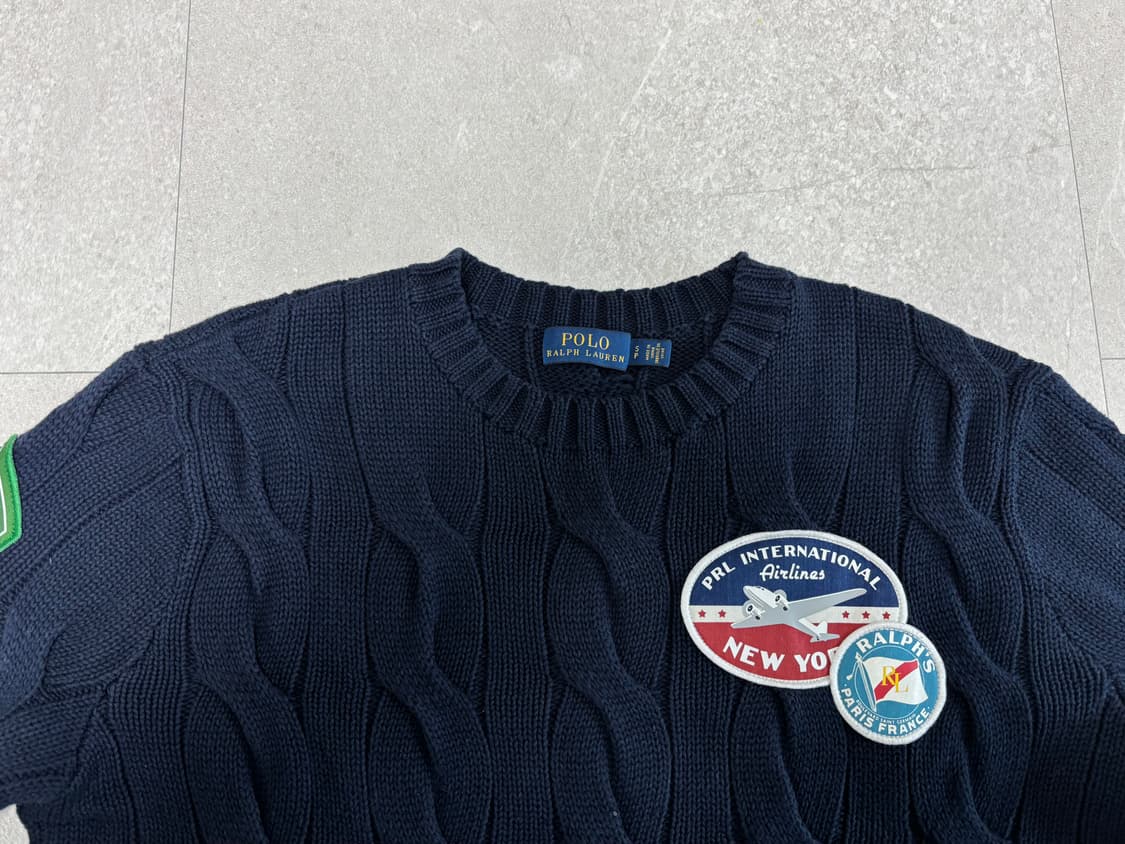 폴로 네이비 니트 S 상품이미지2