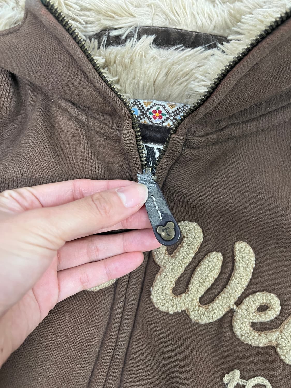 티니위니 퍼 후드집업 (m) 상품이미지3