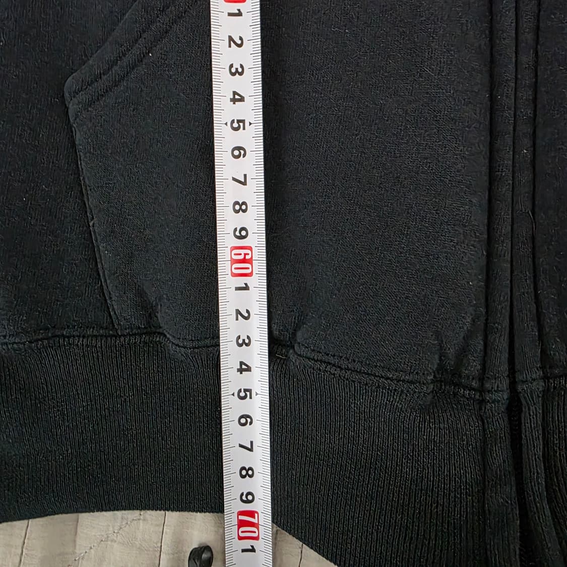 [XL] 90s 빈티지 러셀 애슬레틱 후드집업 블랙 ver.라이트 페이딩 상품이미지8