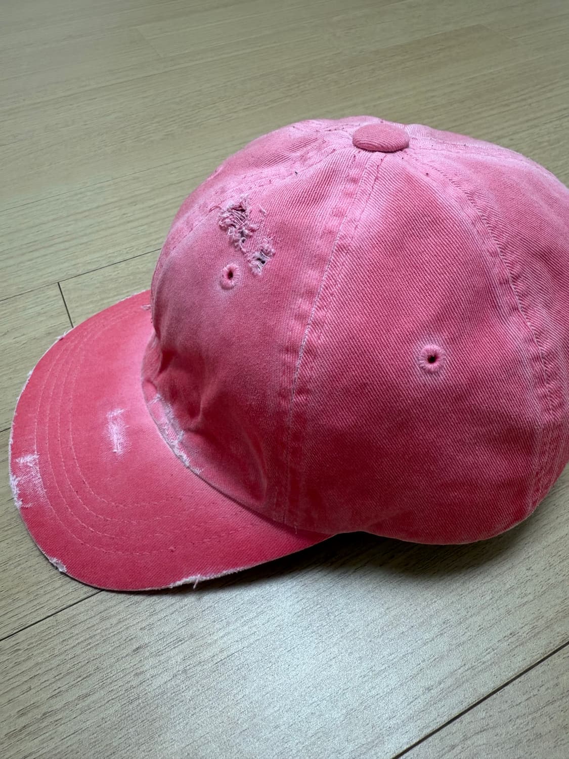 밀리티지 디스트레스드 볼캡 상품이미지3