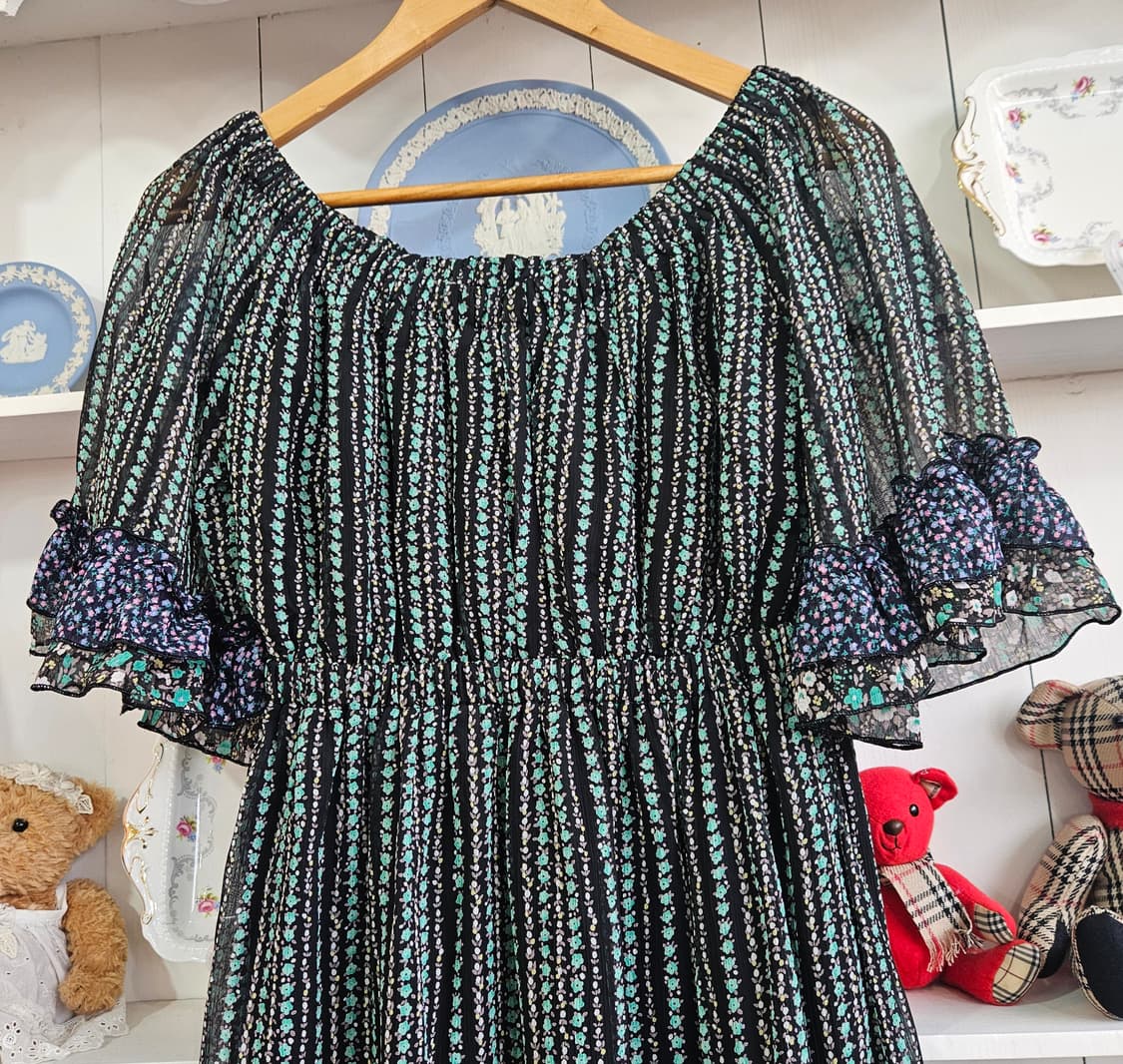 플라워 패턴 캉캉 원피스 상품이미지2