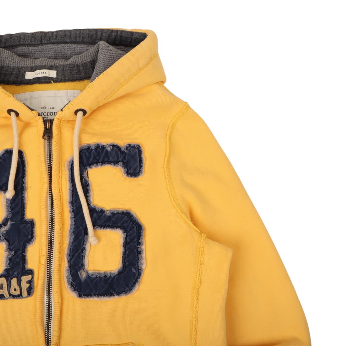 아베크롬비 옐로우 헤비 후드집업 상품이미지3