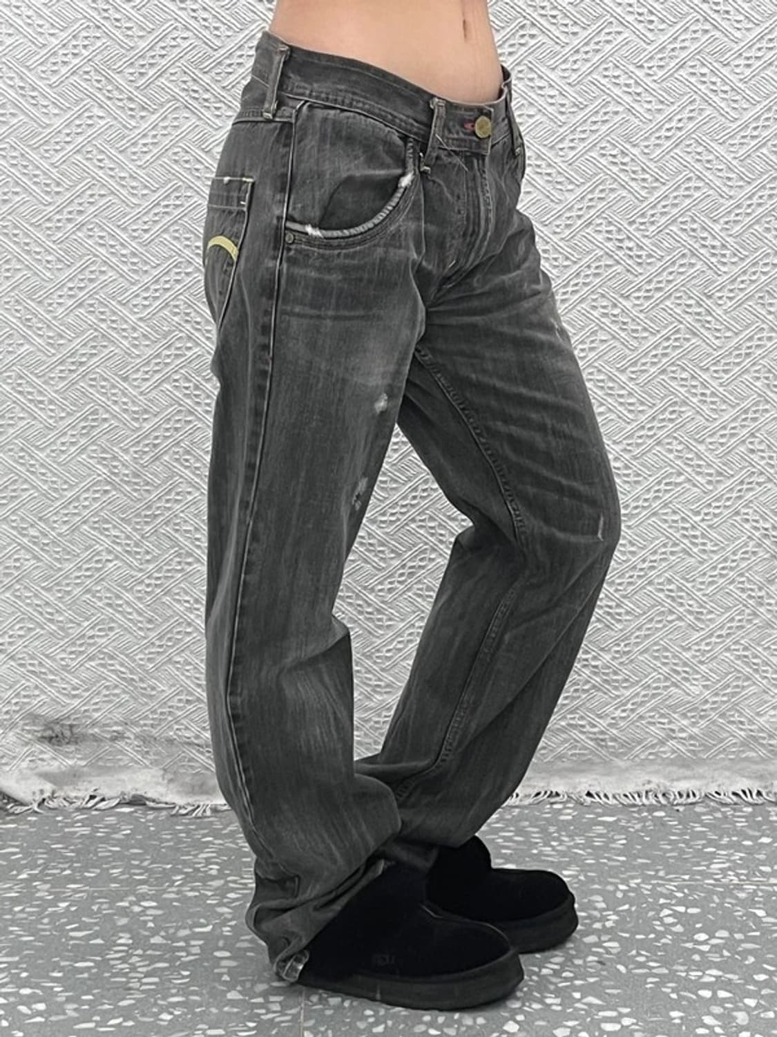 리바이스 시그니처 빈티지 데미지 워싱 데님팬츠 32인치 C10525 상품이미지2