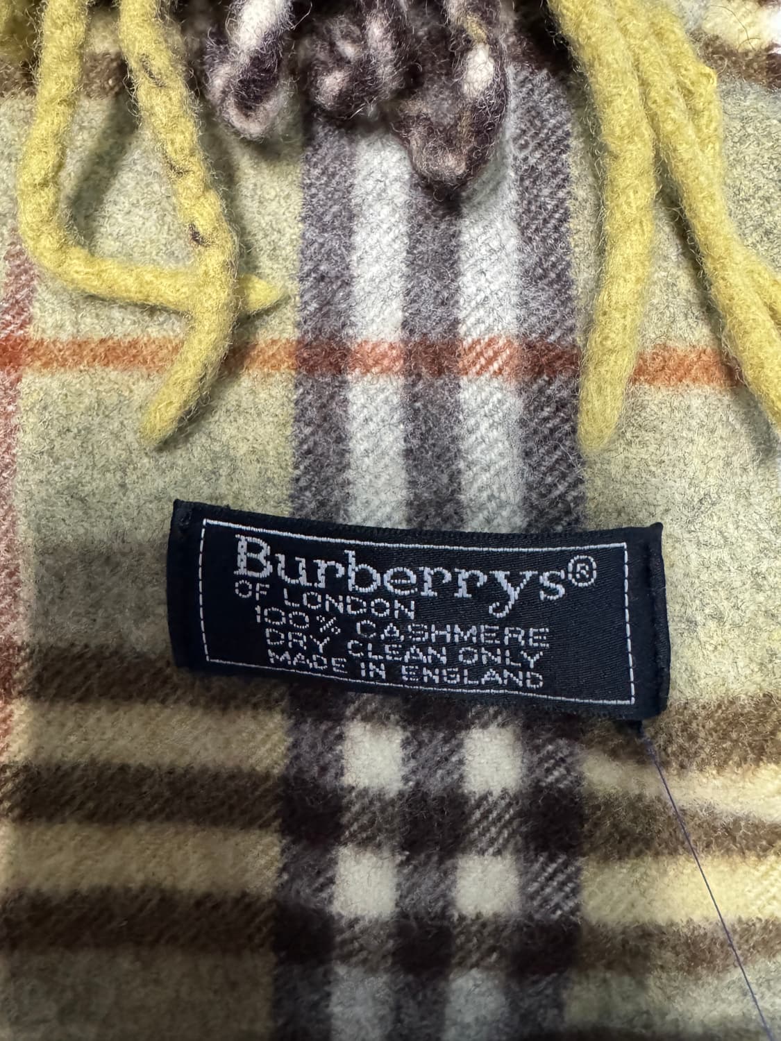 버버리 런던 커스텀 리메이크 체크 울 머플러 상품이미지2