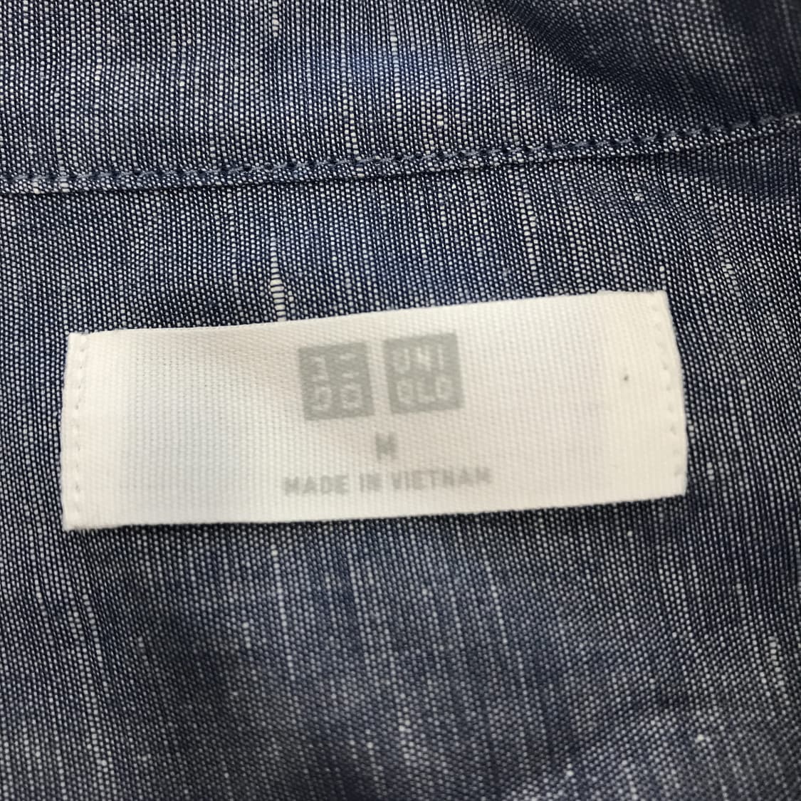 유니클로 스탠드카라 린넨셔츠 새상품 [M] 상품이미지5