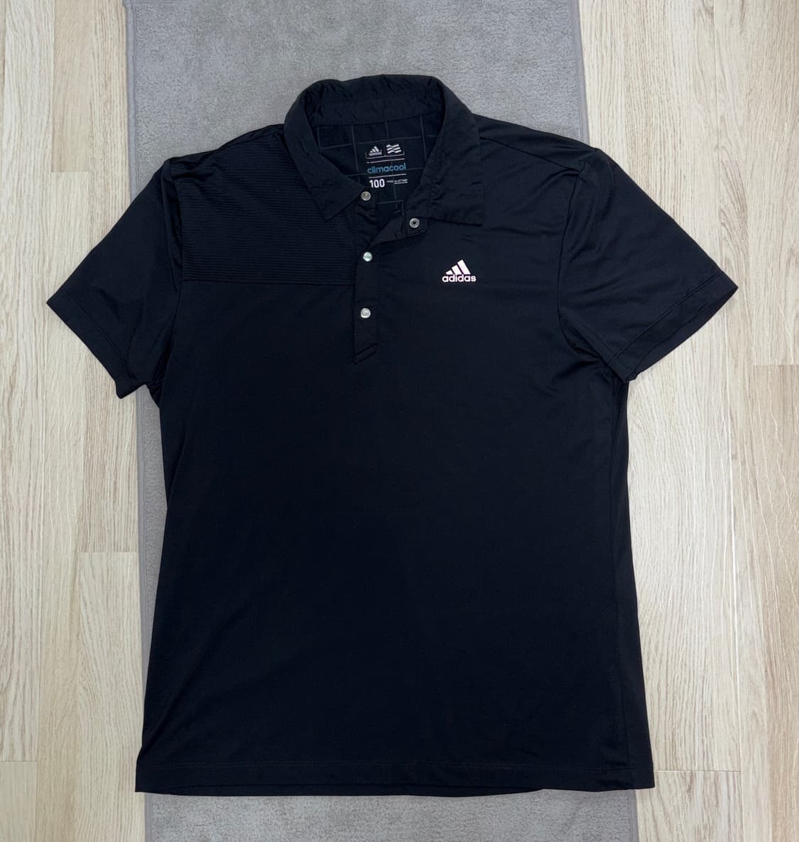 [S급] 실물존예🌸 아디다스 블랙 폴로티 100(L) 상품이미지2