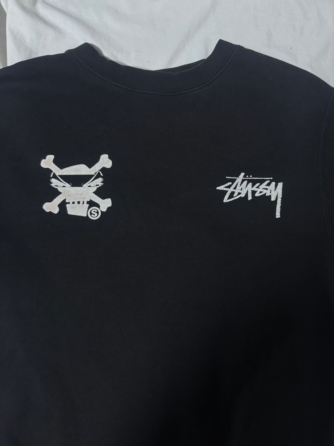 2010 usa 스투시 코스타스 세레메티스 시그니처 해골 콜라주 스웻셔츠 상품이미지4