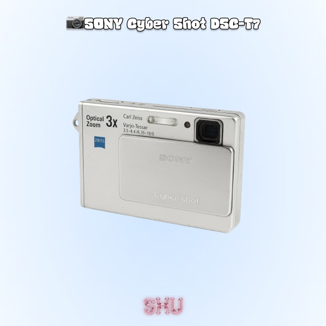 소니 사이버샷 DSC-T7 컴팩트 미니 디카 실버 상품이미지6