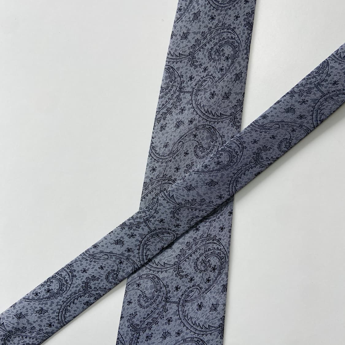 BALENCIAGA 발렌시아가 페이즐리 정품 명품 넥타이8.1cm 상품이미지4