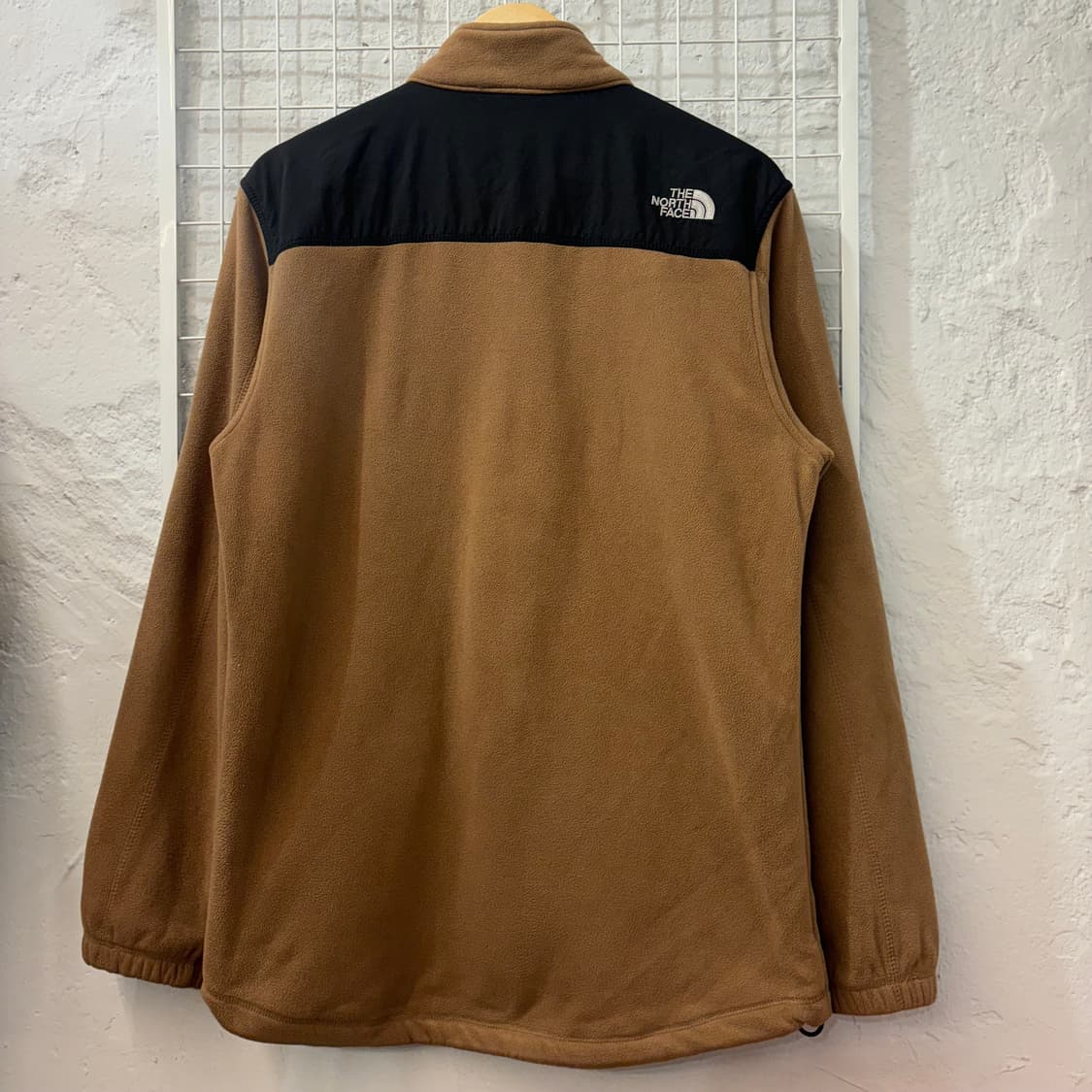 노스페이스 배색 브라운 플리스 자켓 XL 상품이미지2