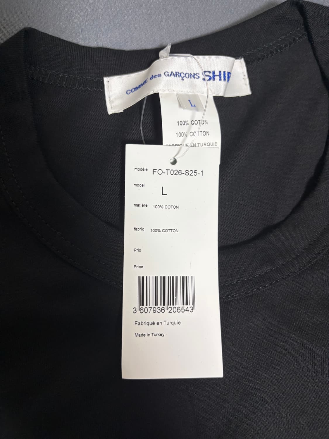 꼼데가르송 셔츠 반팔 L 상품이미지2