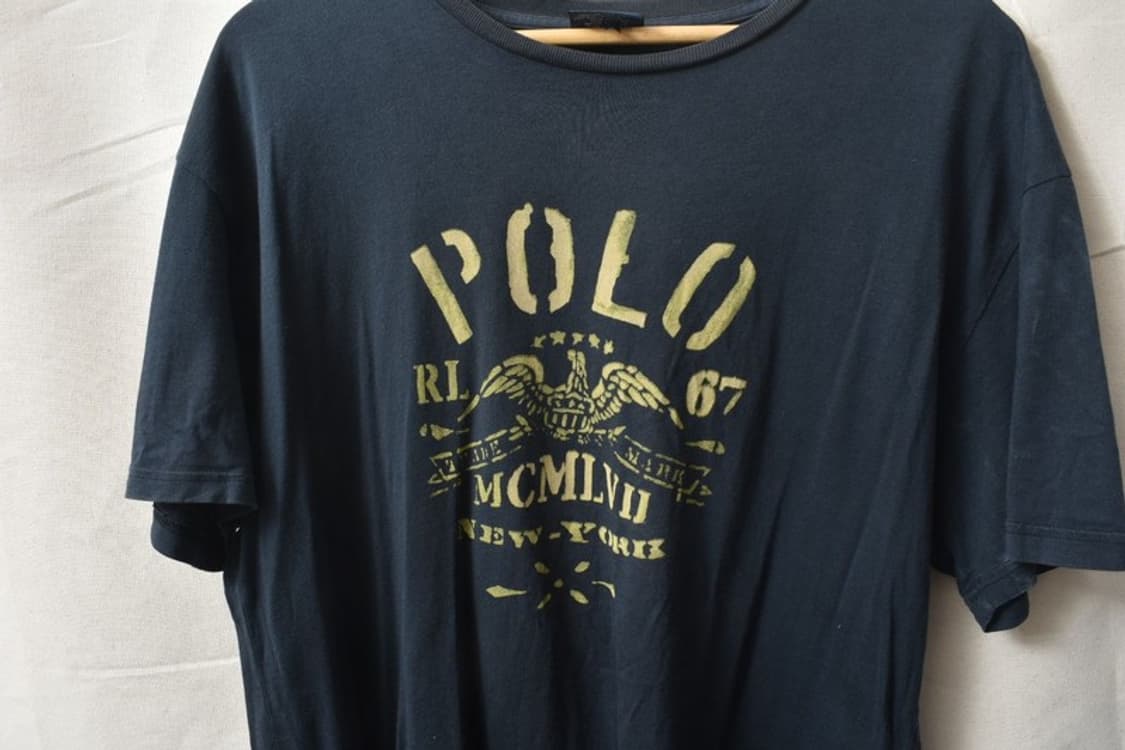 00S 폴로 랄프로렌 컴뱃 반팔티 M 상품이미지4