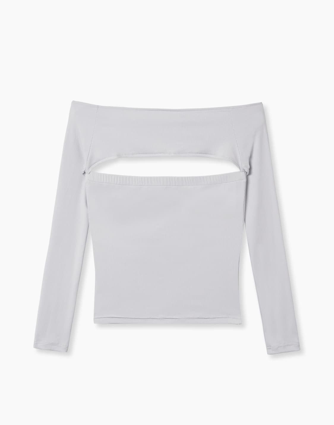 LAYERED TWIST TOP (LIGHT GRAY) 상품이미지6