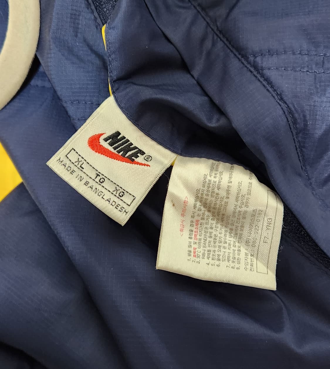 나이키 카키 올드스쿨 y2k 초경량 점퍼 자켓 상품이미지9