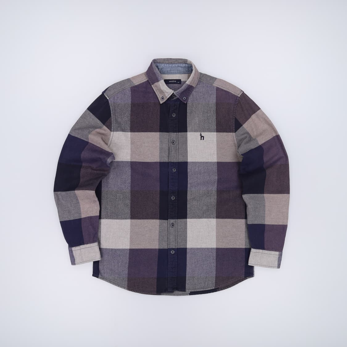 100 헤지스 고급 플란넬 체크 셔츠 남방 4275 상품이미지1