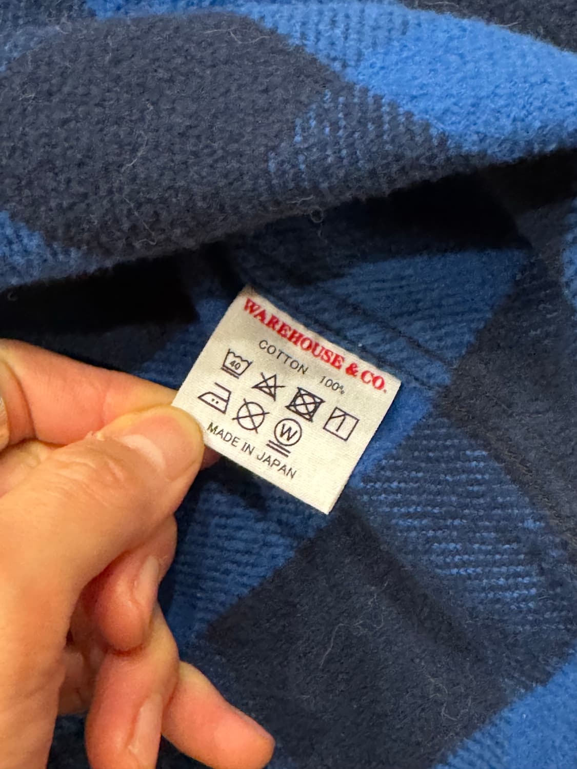 웨어하우스 버팔로체크 플란넬 셔츠 (XL) 상품이미지6