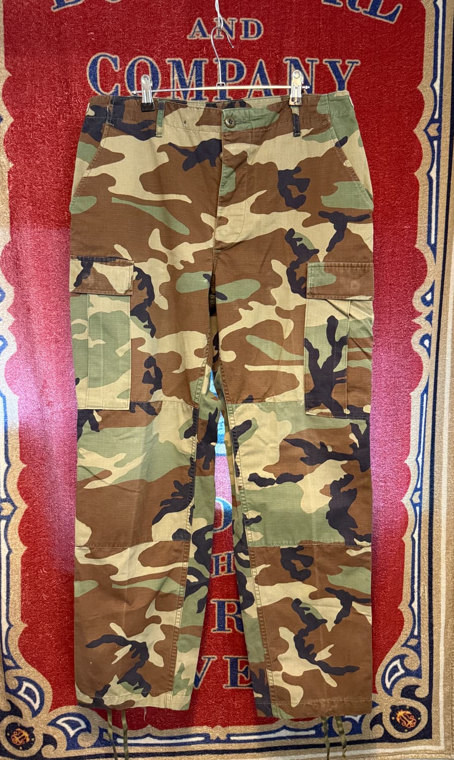 오리지널 밀리터리 립스탑 카모팬츠 M/Regular 상품이미지1