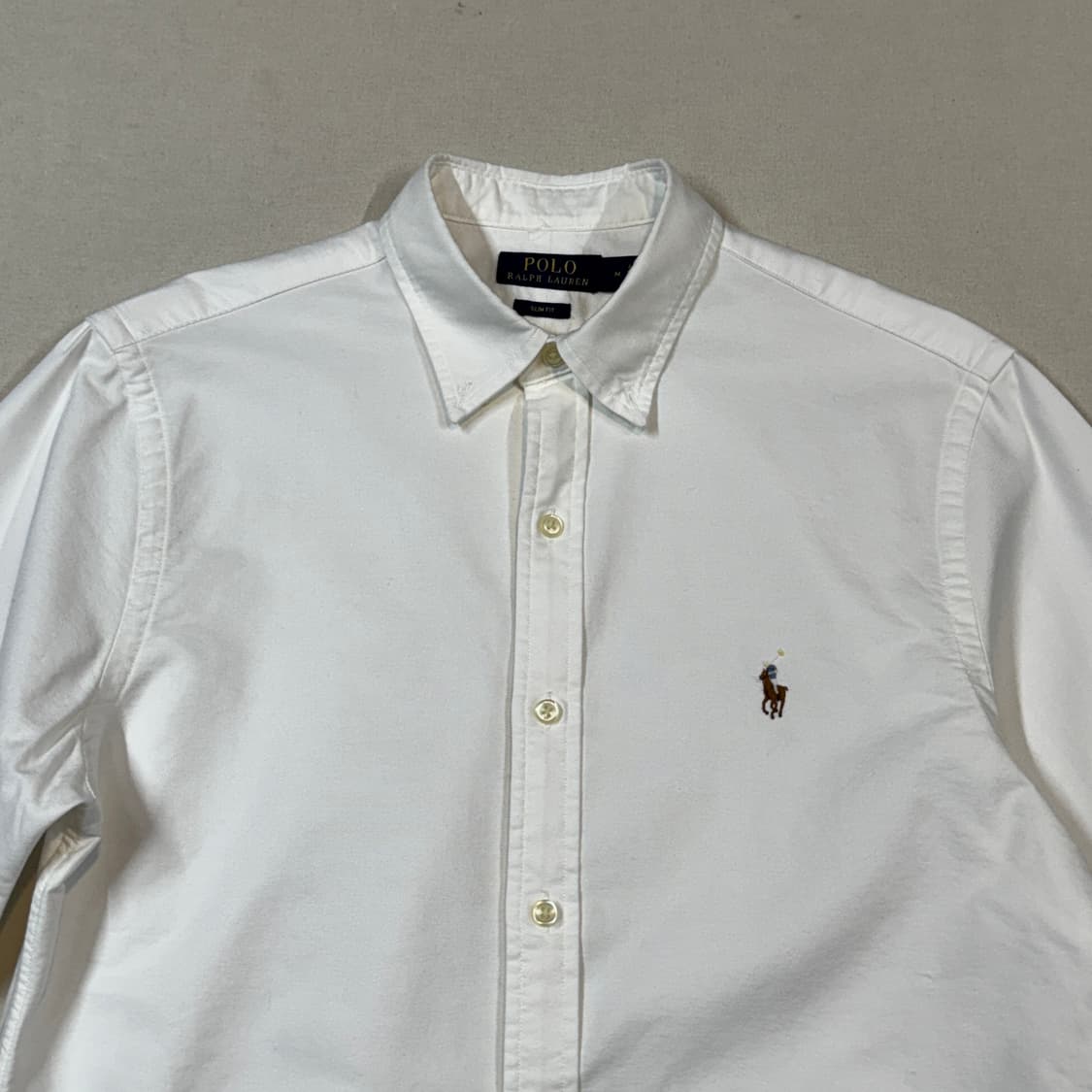 M) 폴로 랄프로렌 클래식 옥스포드 셔츠 큐알탭 신형 상품이미지3
