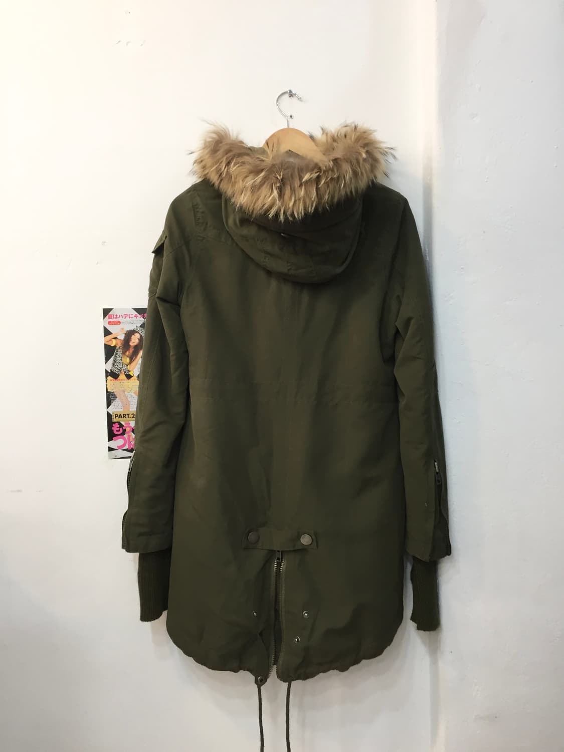 빈티지 퍼 토글 야상 사파리 자켓 상품이미지6