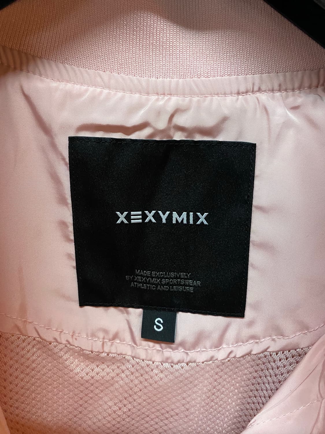 젝시믹스 핑크 봄버 야구점퍼 자켓 S 상품이미지5