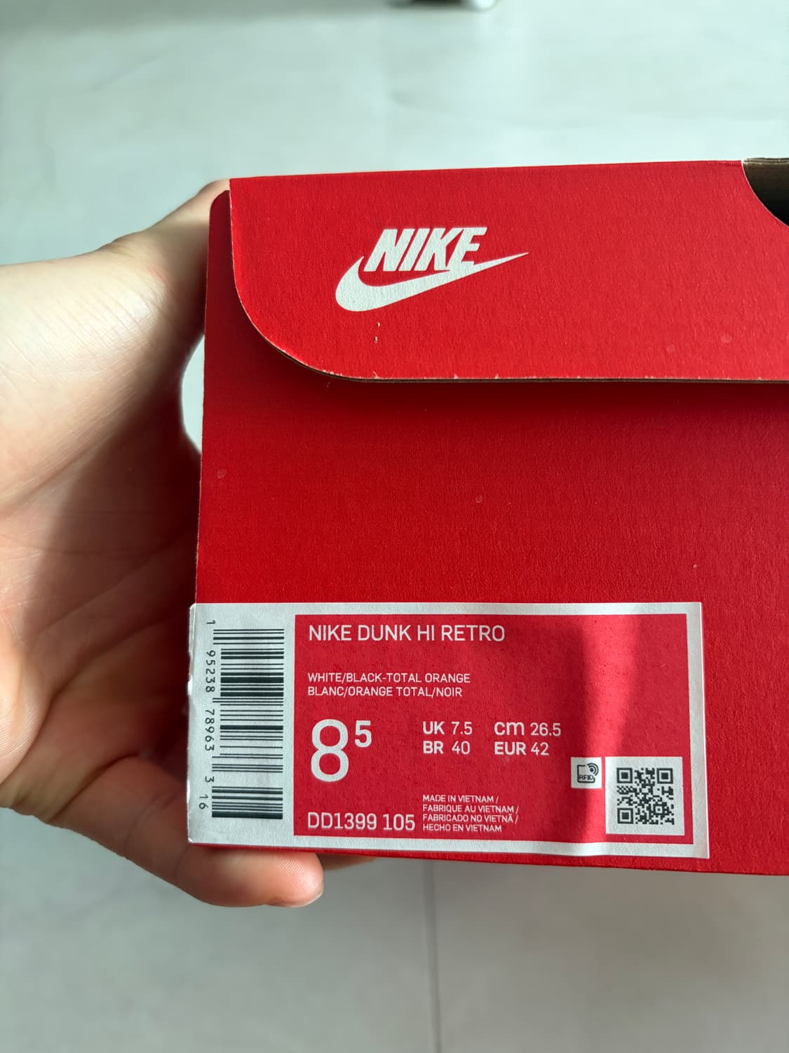 [265] 나이키 덩크 하이 레트로 챔피언쉽 화이트 상품이미지4