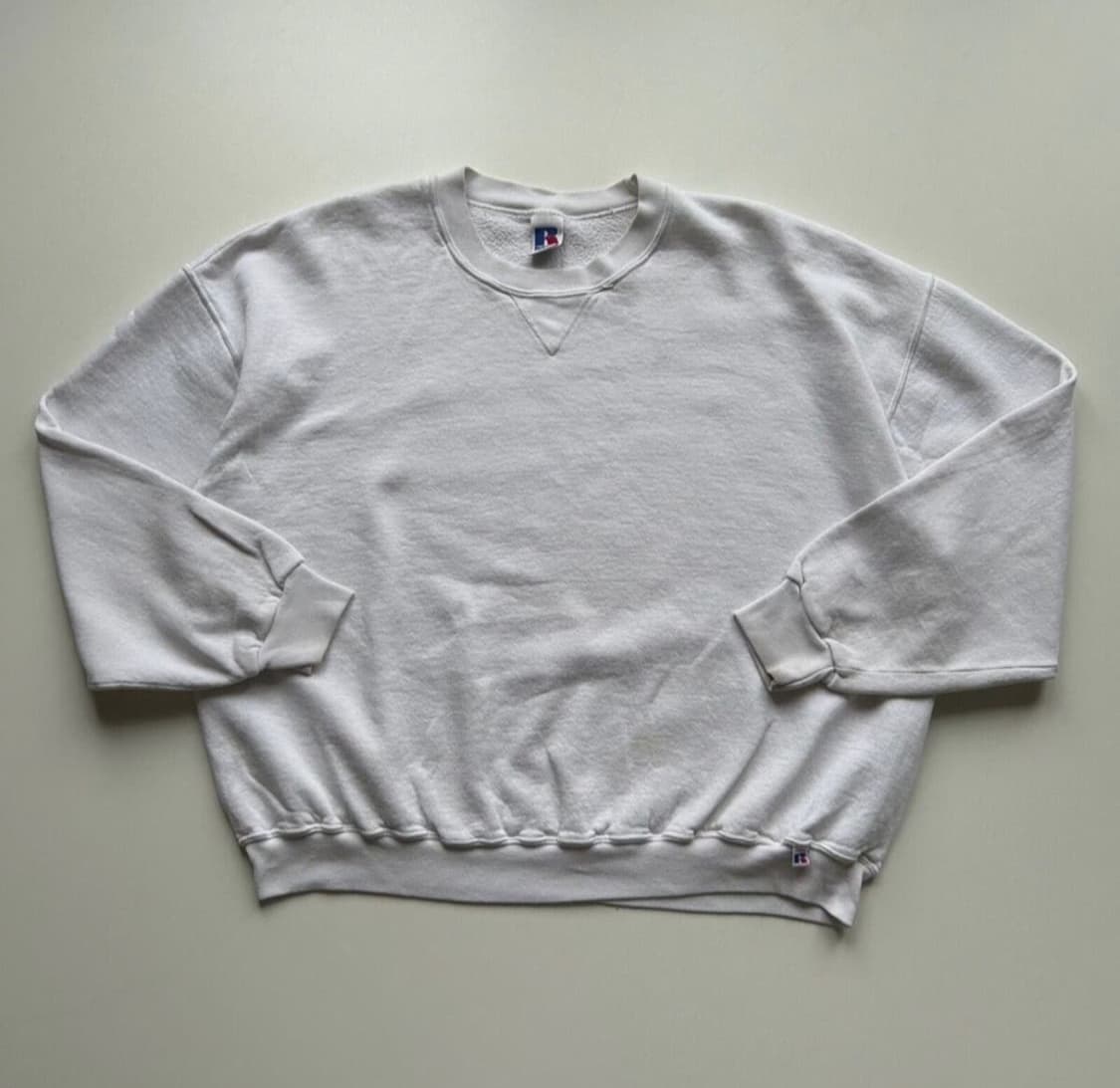 러셀 스웻셔츠 맨투맨 화이트 xxl 상품이미지1