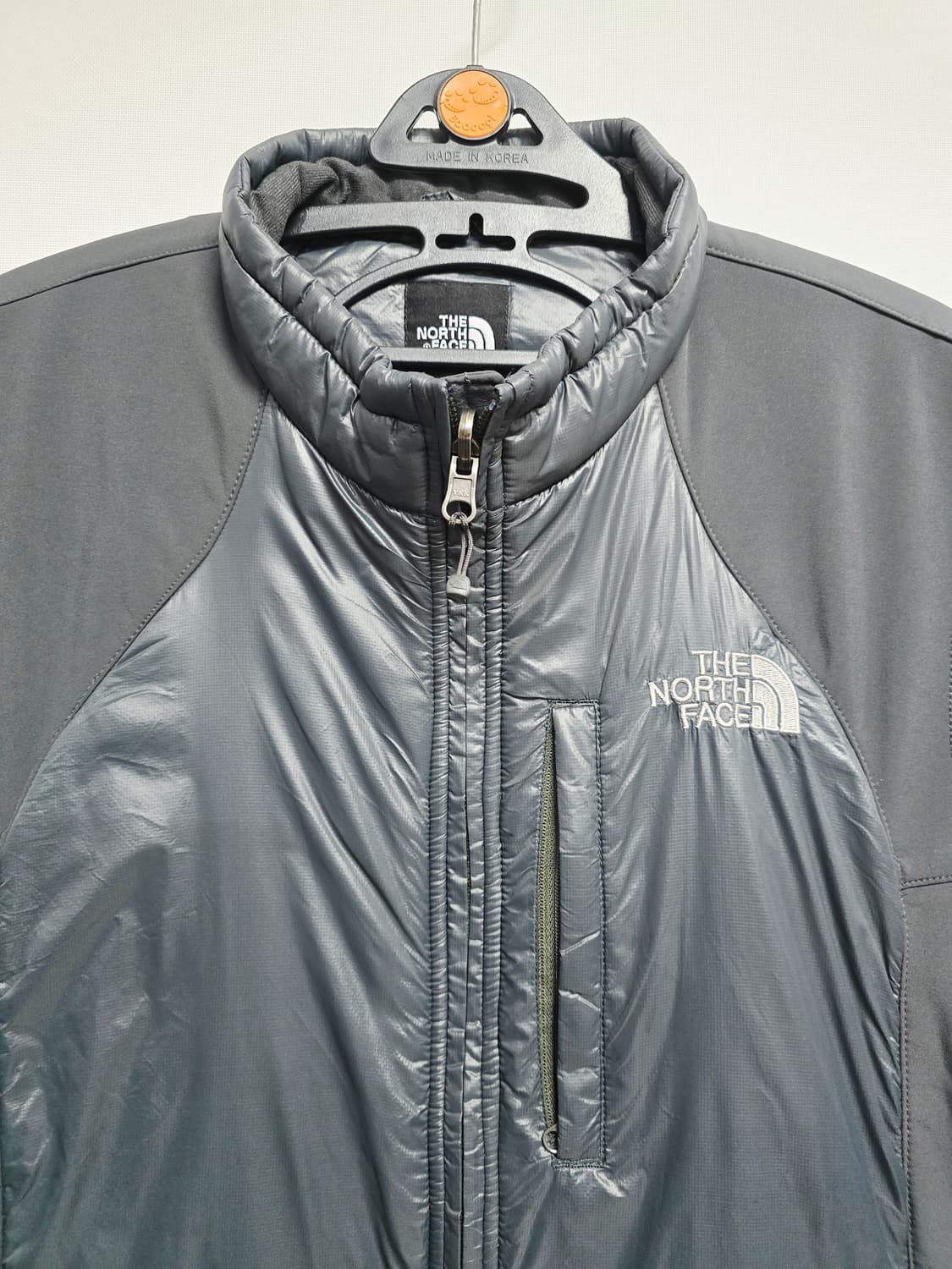 노스페이스 엑셀로프트 그레이 경량 패딩 조끼 베스트100 상품이미지2