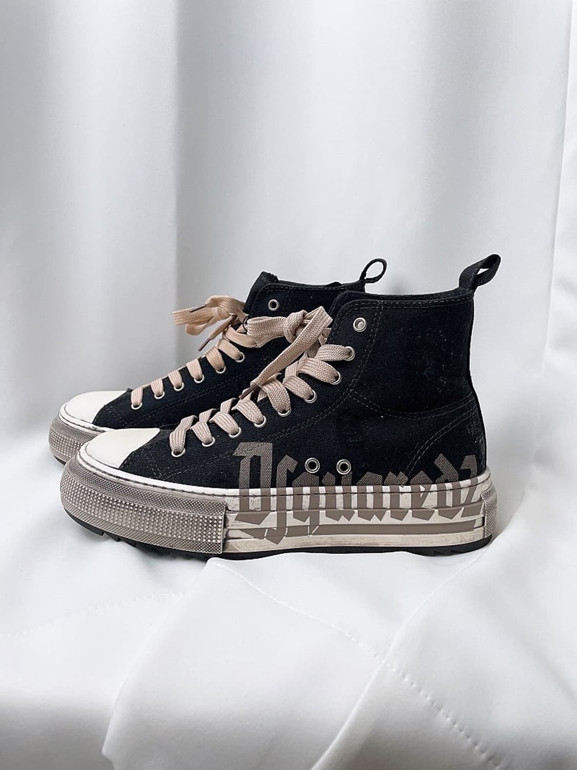 (정품/새상품) 디스퀘어드2 남성 하이탑 스니커즈 상품이미지3