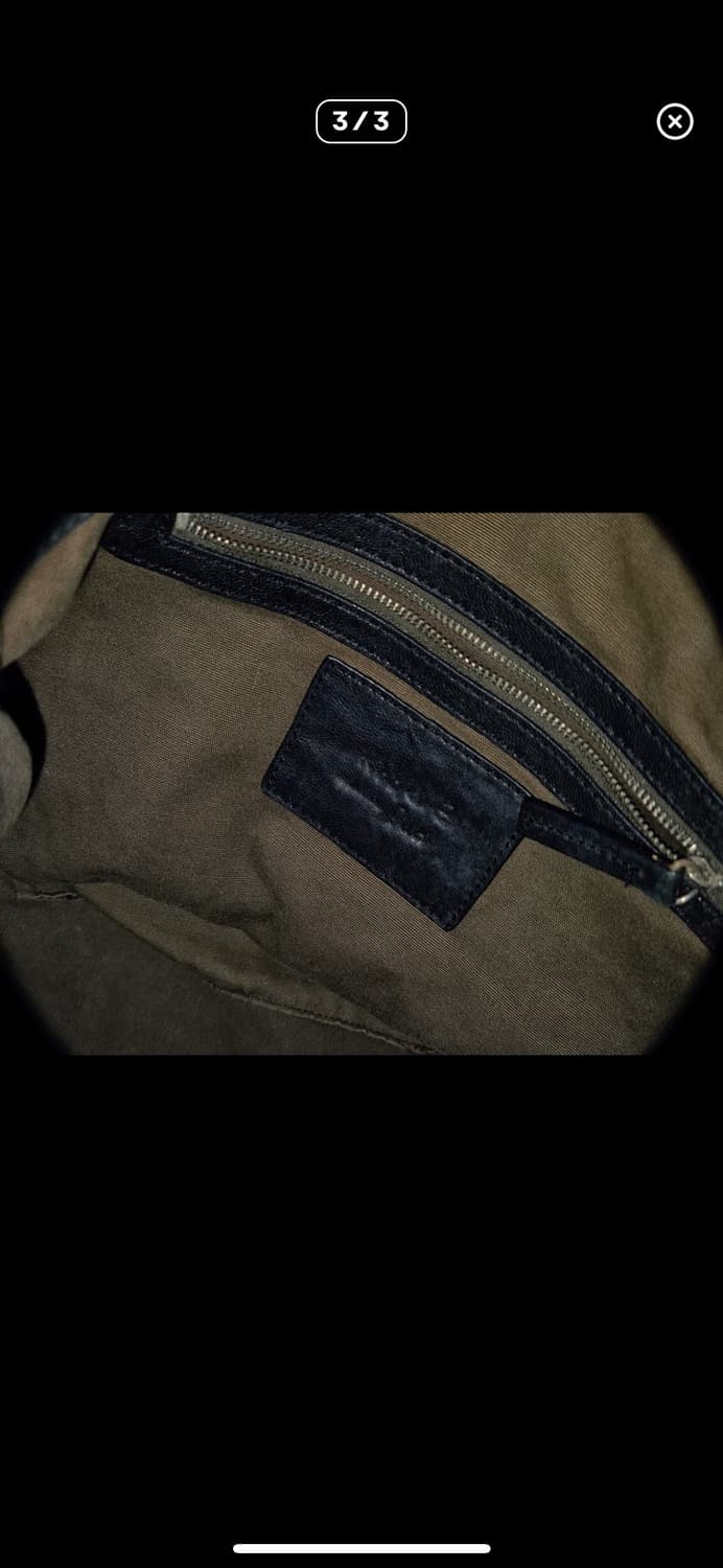 Vintage Black belt buckle leather Bag 상품이미지3