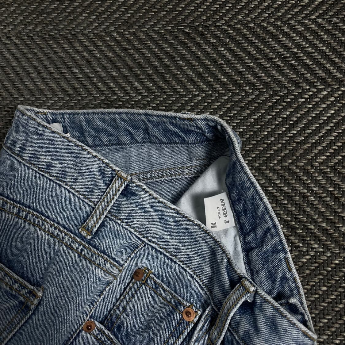 빈티지 우먼스 디스트로이드 슬림 데님 팬츠o 4248 상품이미지5