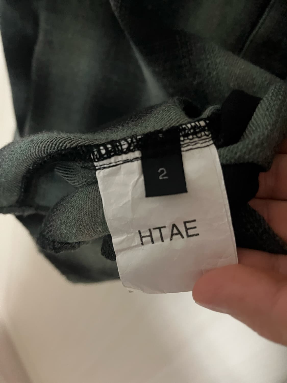 [2] htae 에이치태 셔츠 그린 상품이미지2